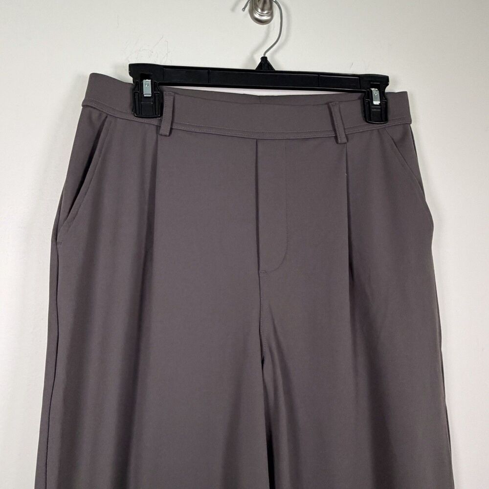 Halara Flex High Waisted Wide Leg Gray Work Pants Size Medium X Tall - Picture 6 of 12